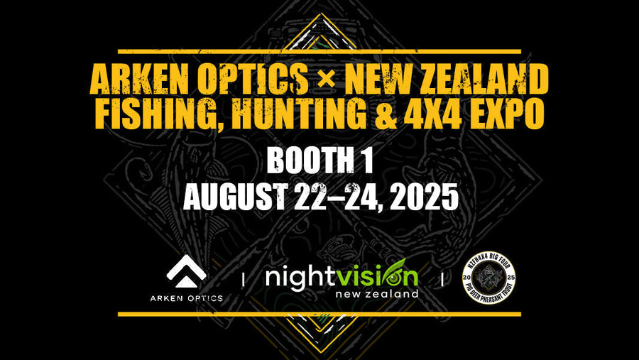 Join Arken Optics at New Zealand Fishing, Hunting & 4x4 Expo 2025!