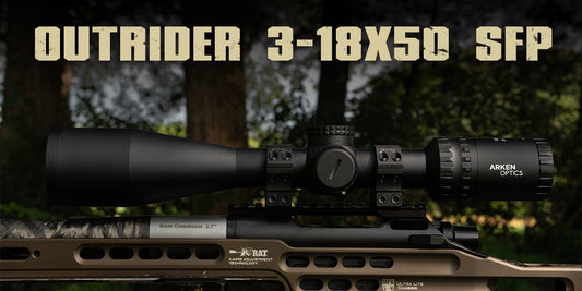 ARKEN OUTRIDER 3-18x50 SFP hunting scope used in open terrain