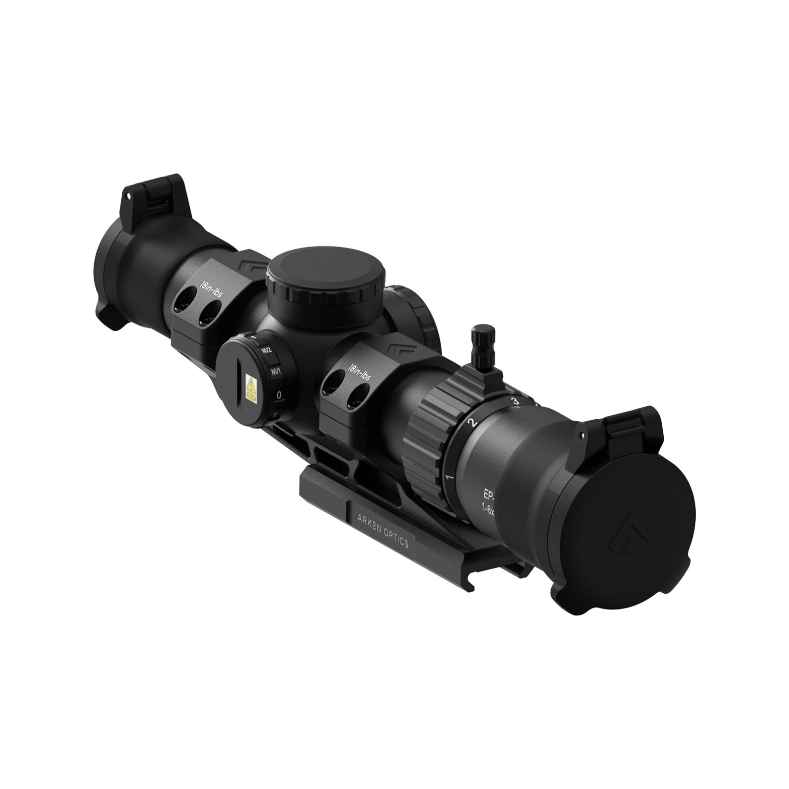 EP-8 1-8x28 FFP LPVO Bundle with Scope Mount - Illuminated KLGRID/KLBOX - 34mm Tube