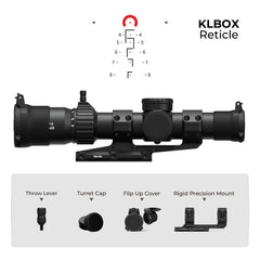 ARKEN EP-8 1-8x28 FFP LPVO Scope | KLGRID & KLBOX Reticle – Arken