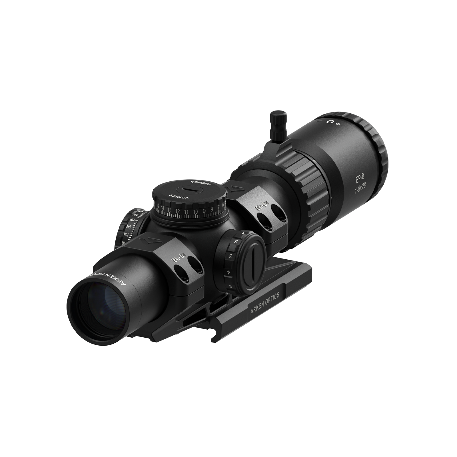 kino  eri EP-8 1-8x28 FFP LPVO | Illuminated KLBOX | 34mm Tube – Arken