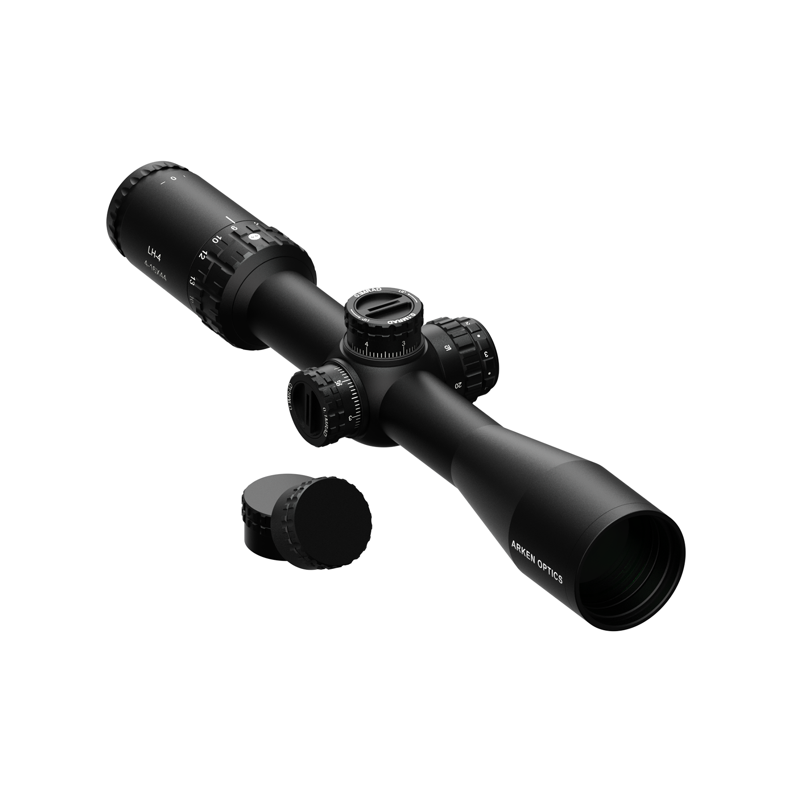LH-4 4-16x44 FFP | Capped Tool-less Turrets | Illum. VPR/VHR | 30mm Tube