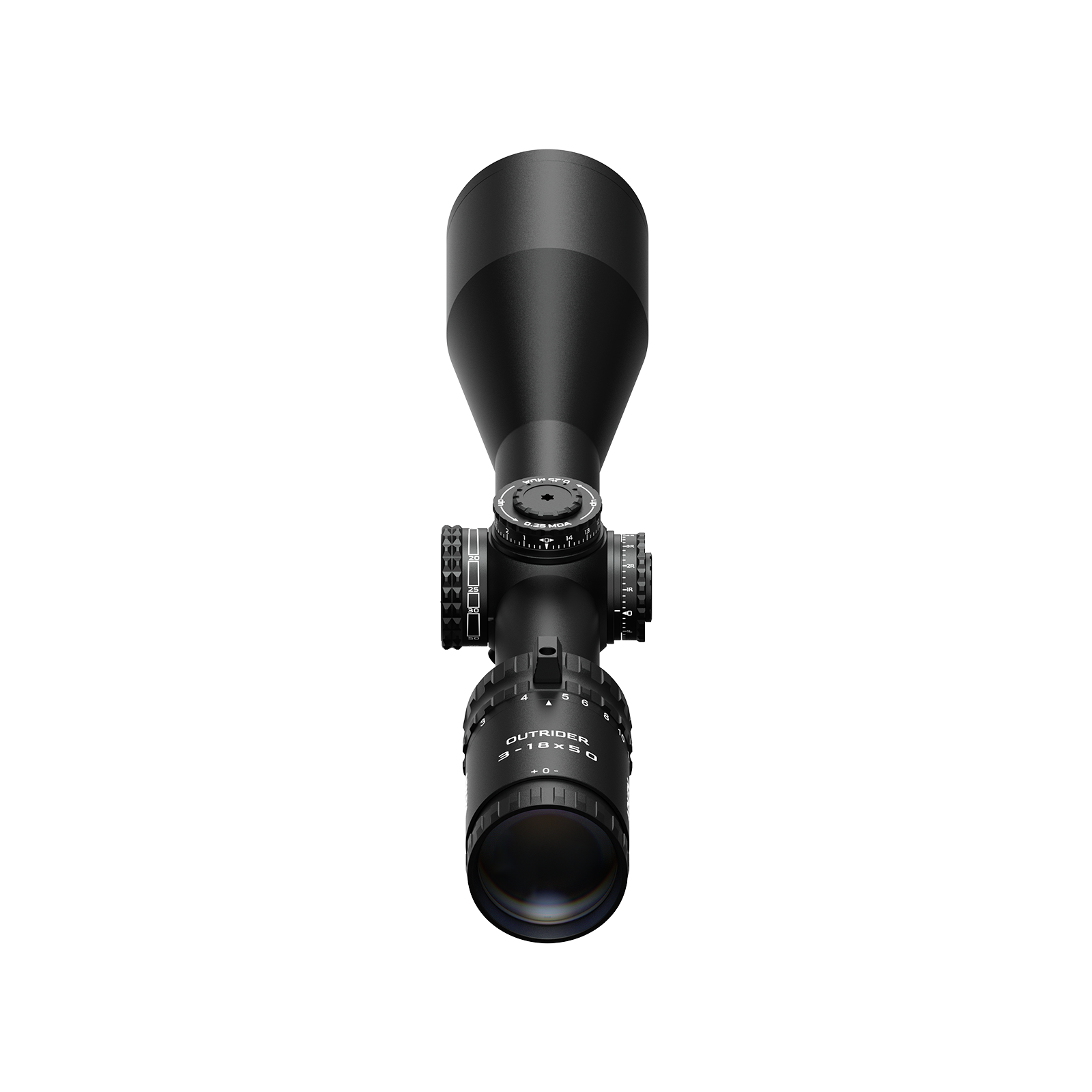 OUTRIDER 3-18x50 SFP Illuminated FDR / Non-Illuminated DLR - 30mm Tube