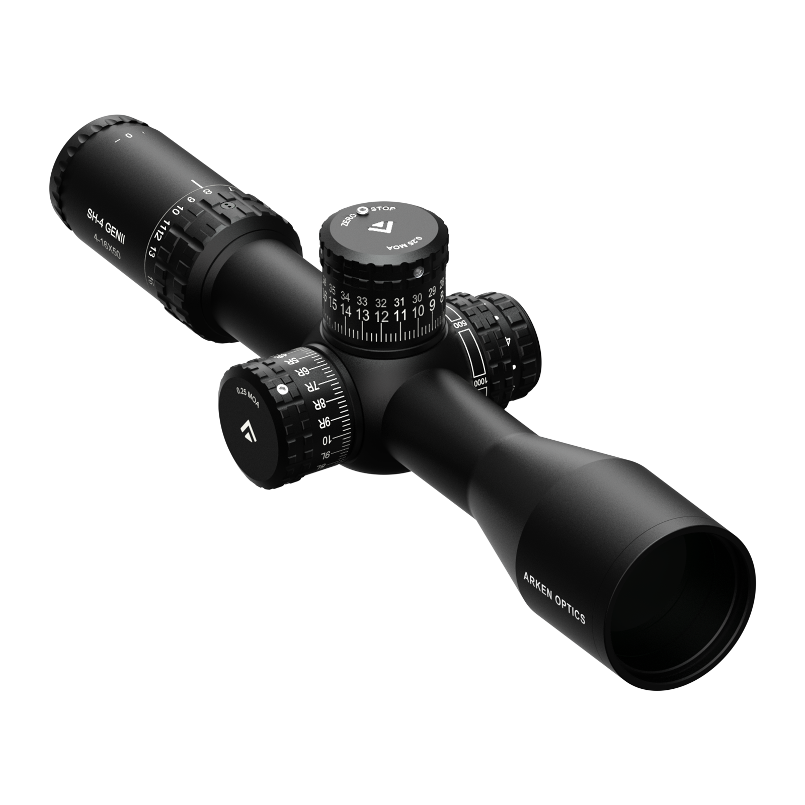 SH-4 GENII 4-16X50 FFP Illuminated VHR/VPR - Zero Stop - 34mm Tube