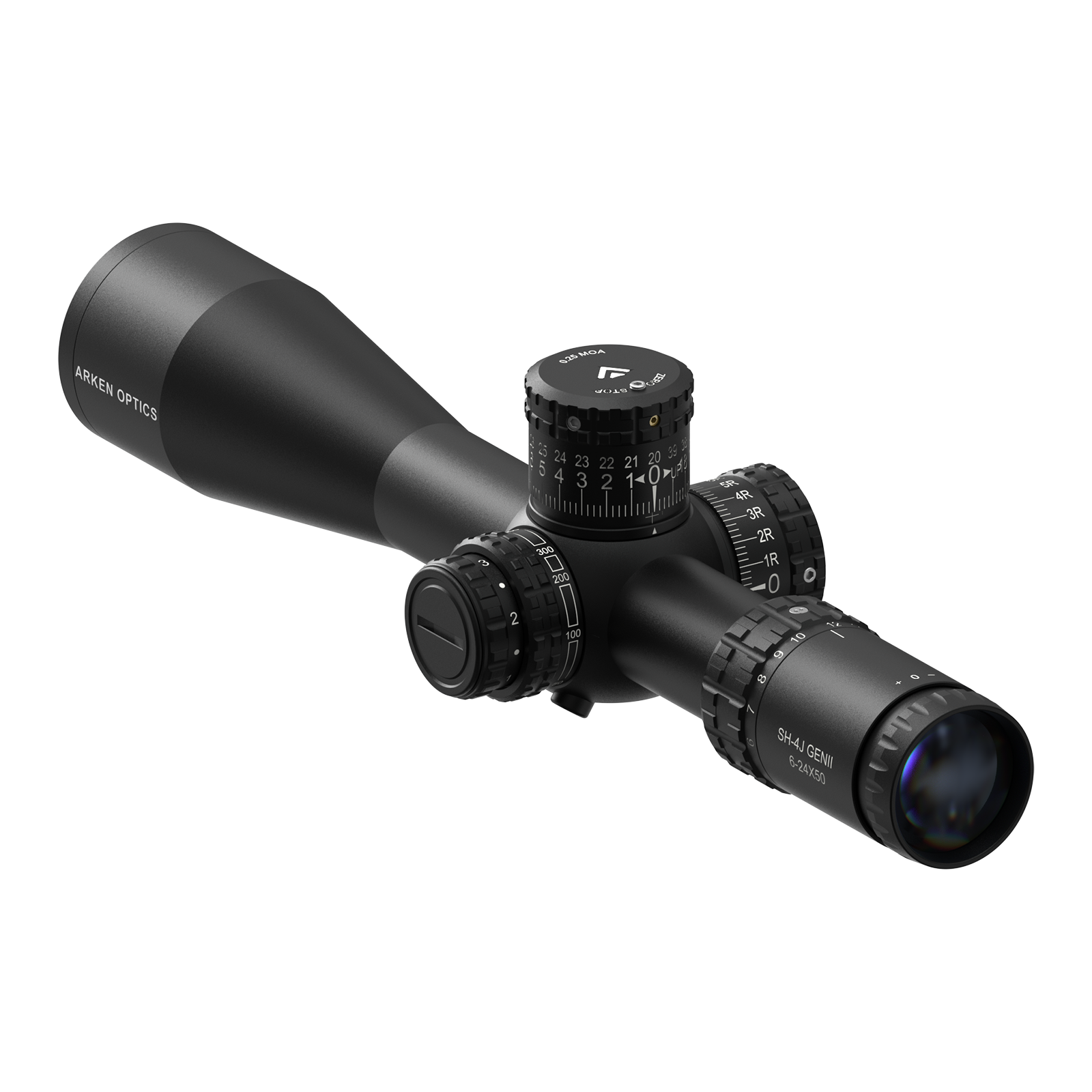 SH-4J GENII 6-24X50 FFP Illuminated VHR/VPR - Zero Stop - 34mm Tube