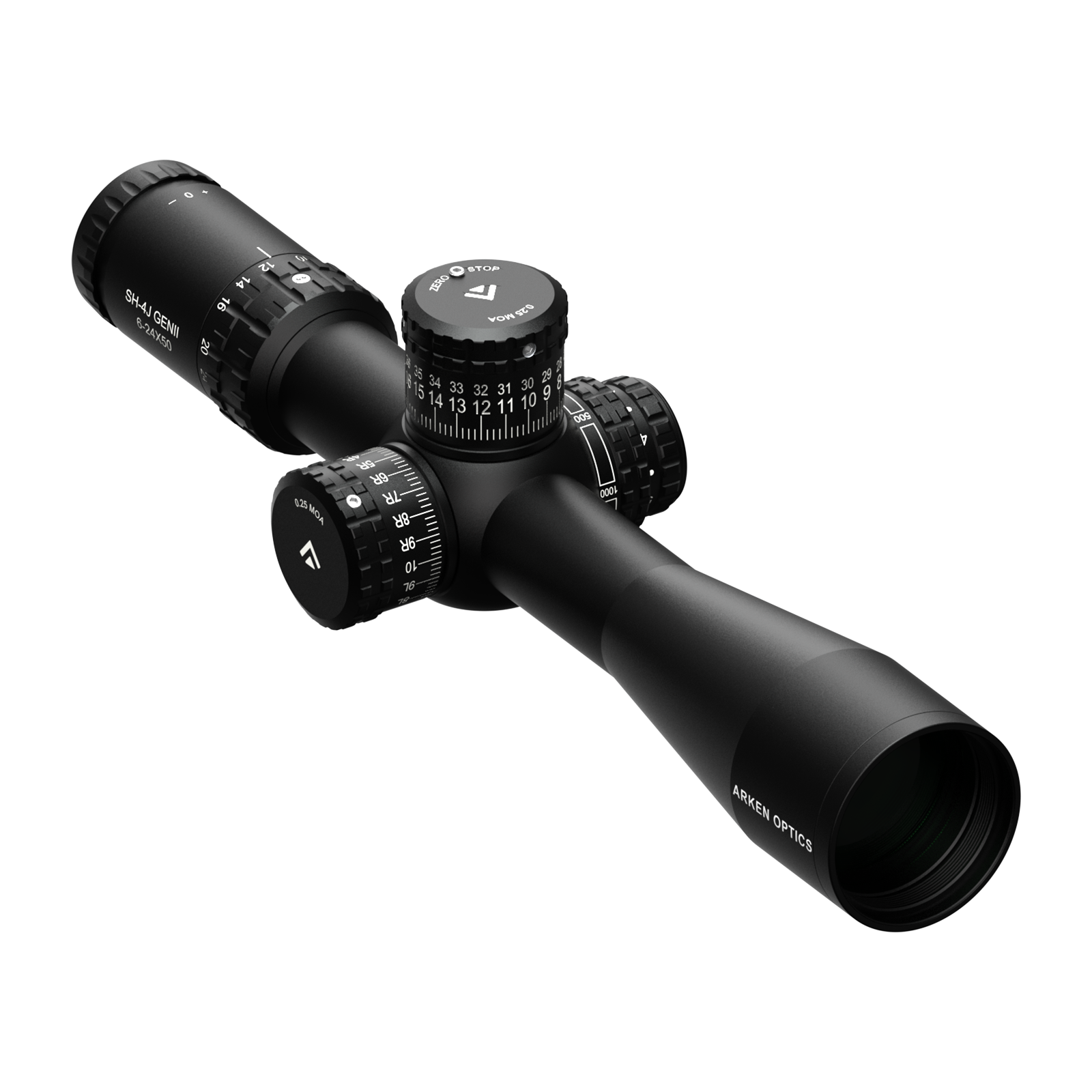 SH-4J GENII 6-24X50 FFP Illuminated VHR/VPR - Zero Stop - 34mm Tube